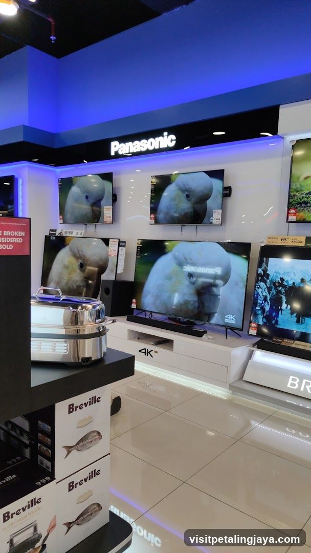 Electronics Store Interior Display