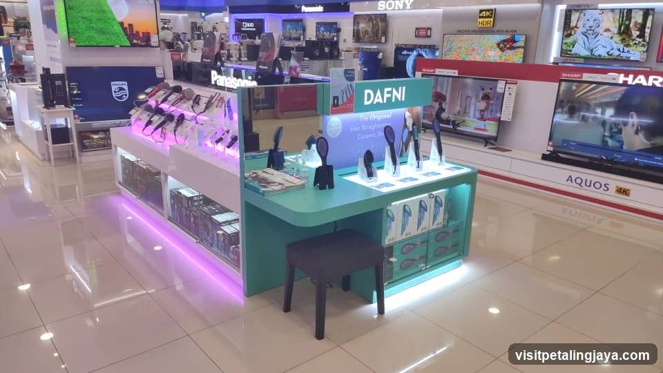 Electronics Store Interior Display