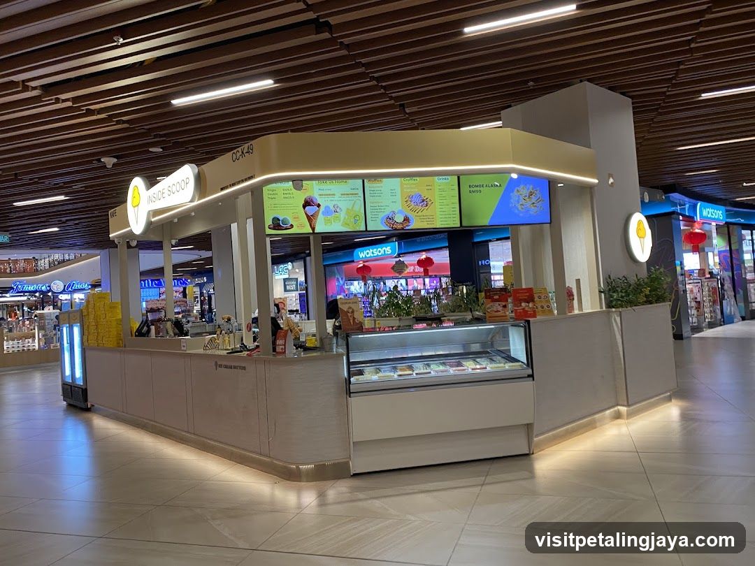 Ice Cream Kiosk in Mall