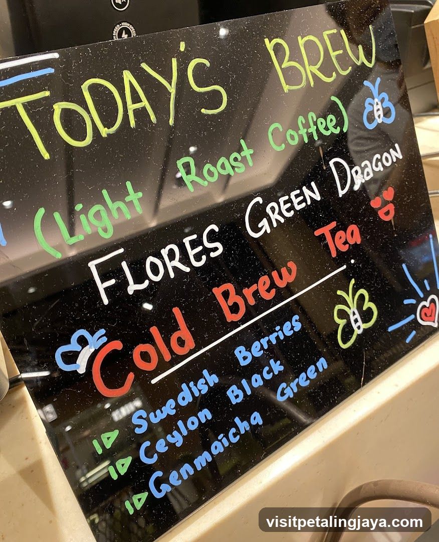 Today's Brew Menu Board
