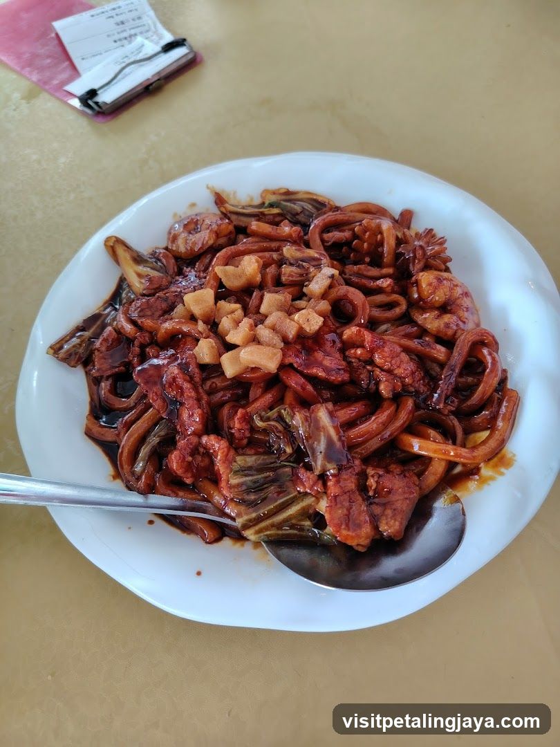 Stir-fried Noodles with Tofu and Meat