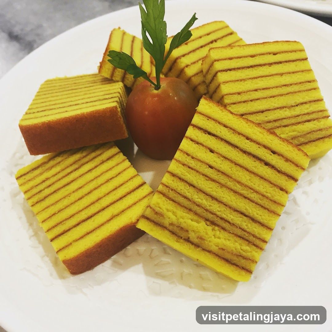 Layered Yellow Cake Slices