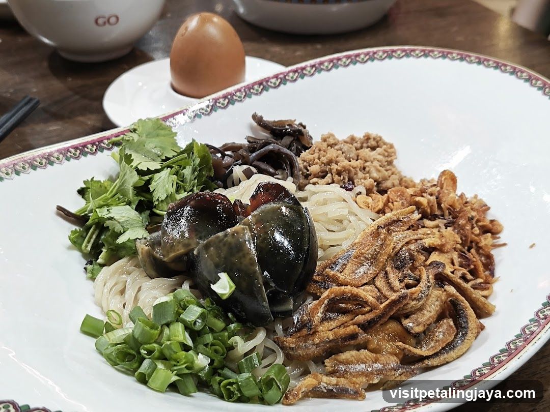 Noodle Dish with Toppings