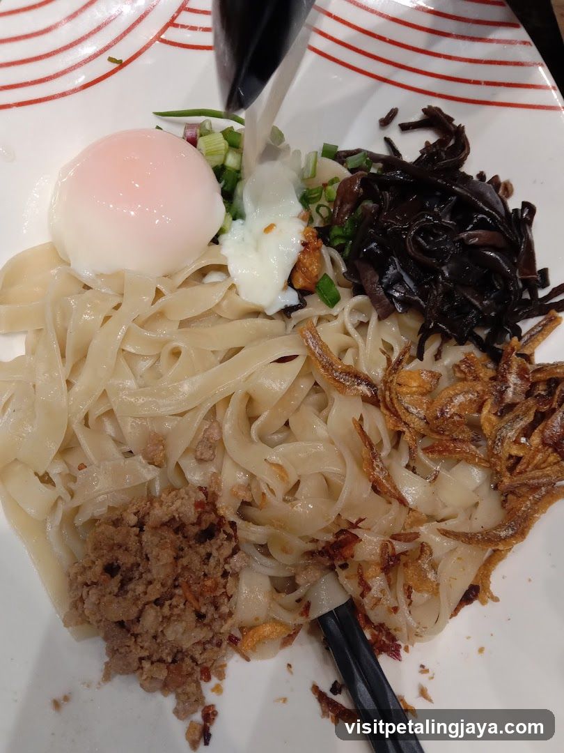 Noodle Dish with Toppings