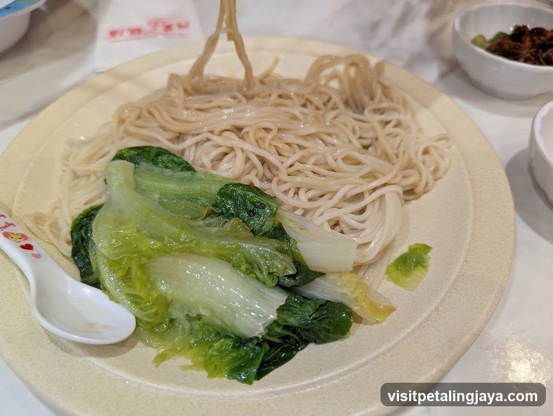 Noodle Dish with Greens