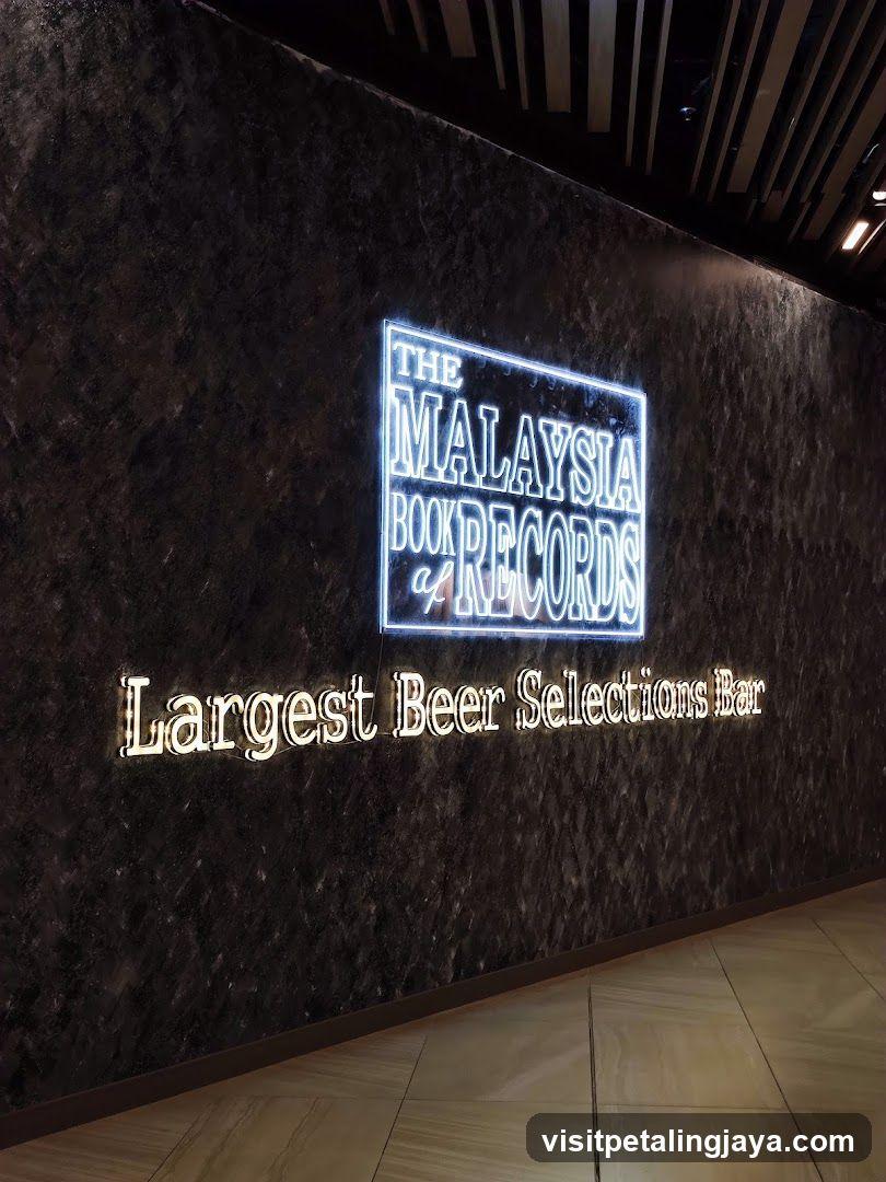 The Malaysia Book Records - Largest Beer Selections Bar
