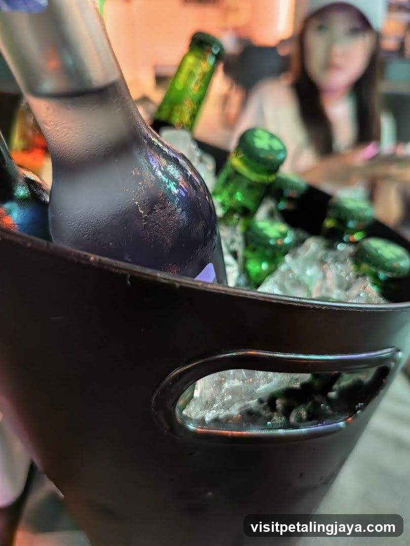 Bottles in Ice Bucket