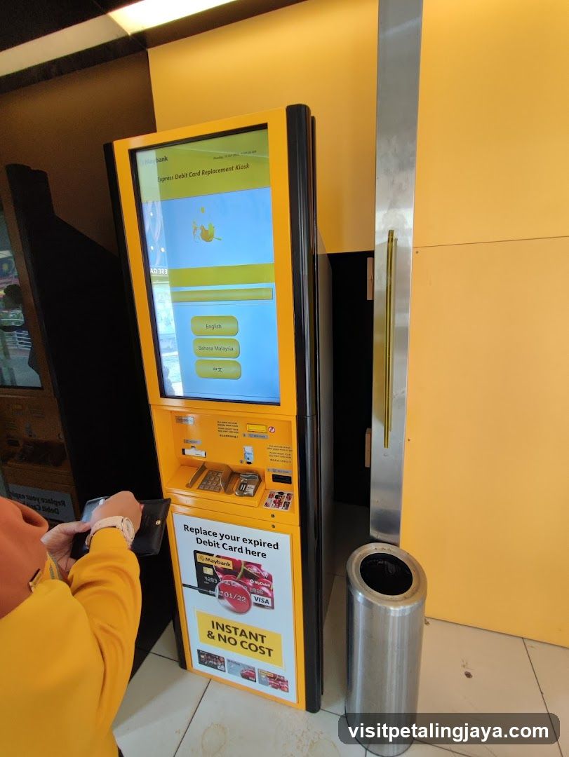 ATM Machine in Store Interior