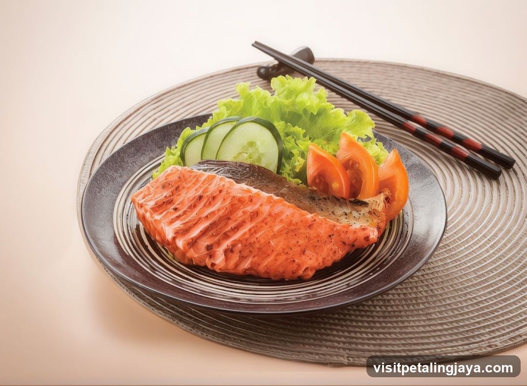 Grilled Salmon with Salad
