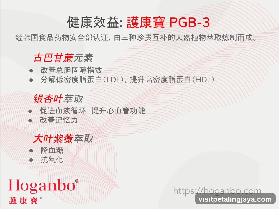 Health Benefits: Hoganbo PGB-3