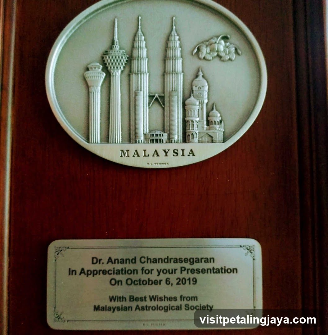Malaysia Award Plaque