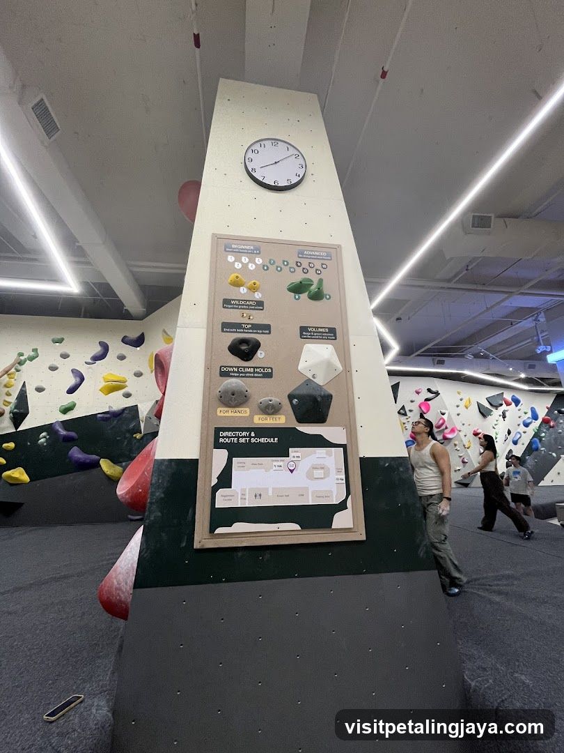 Indoor Climbing Gym Interior