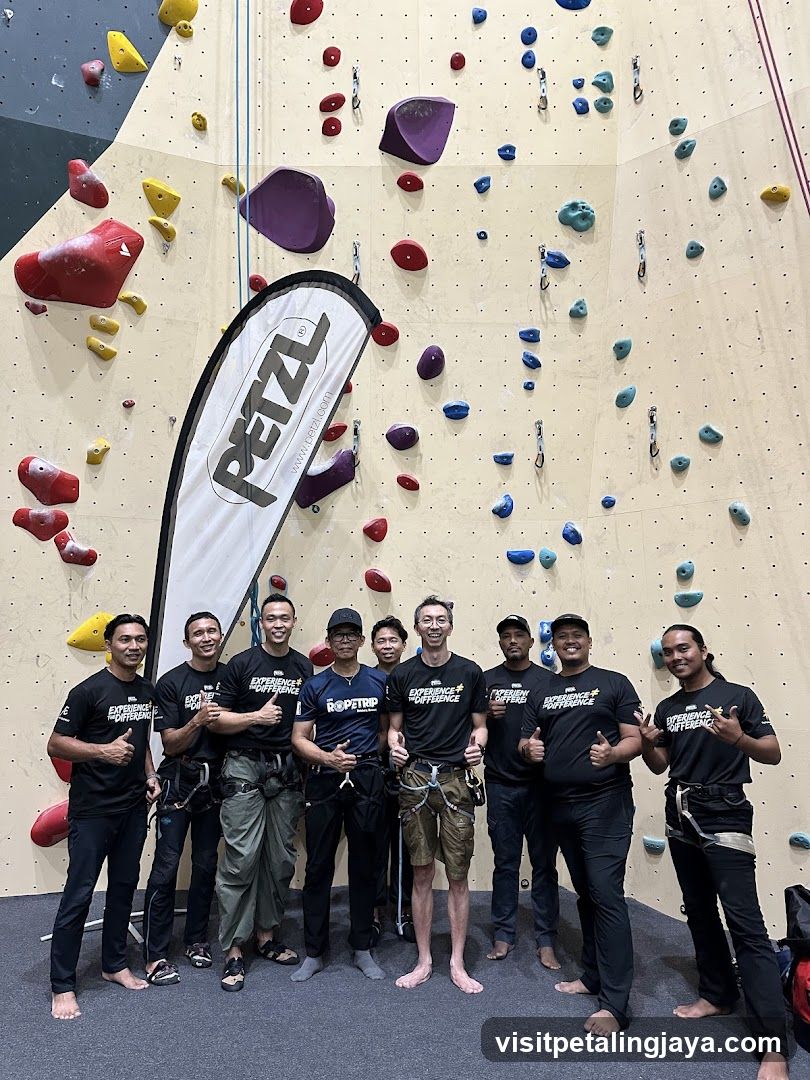Indoor Climbing Group Photo