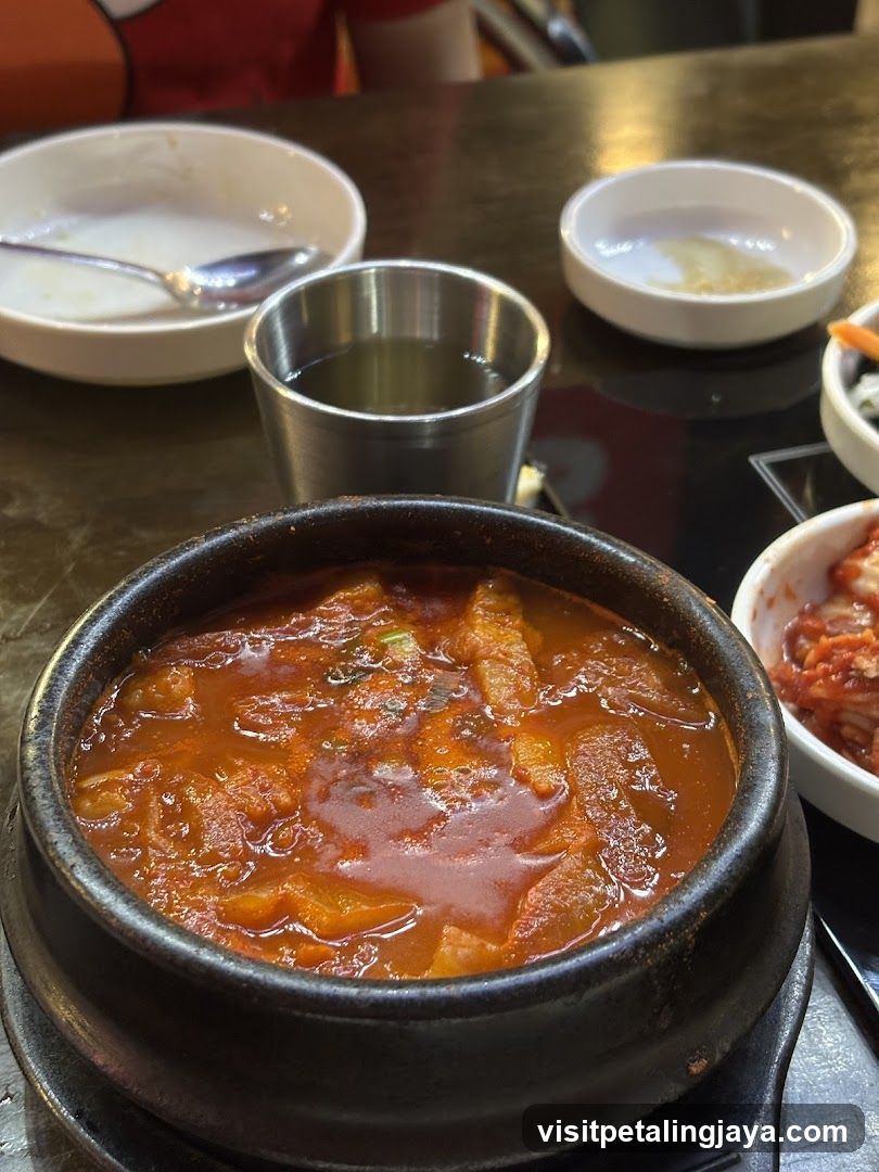 Korean Hot Pot Meal
