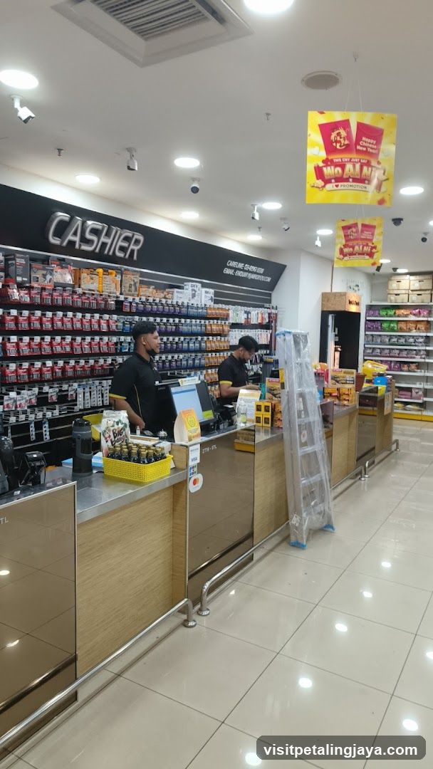 Cashier Area in Store