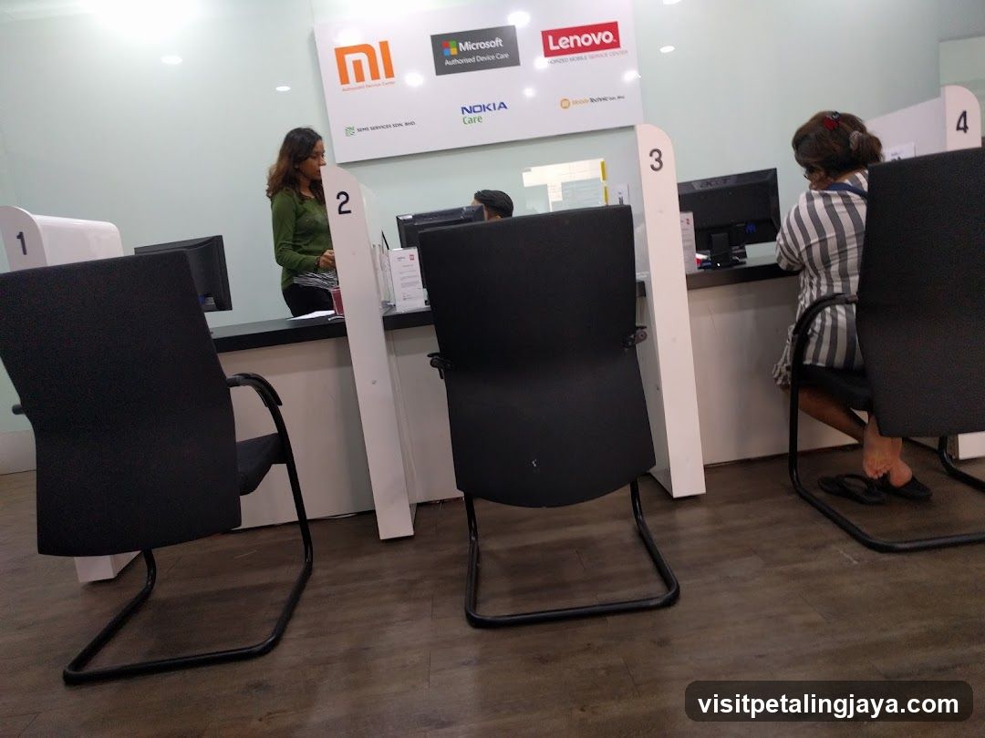 Service Counter Interior