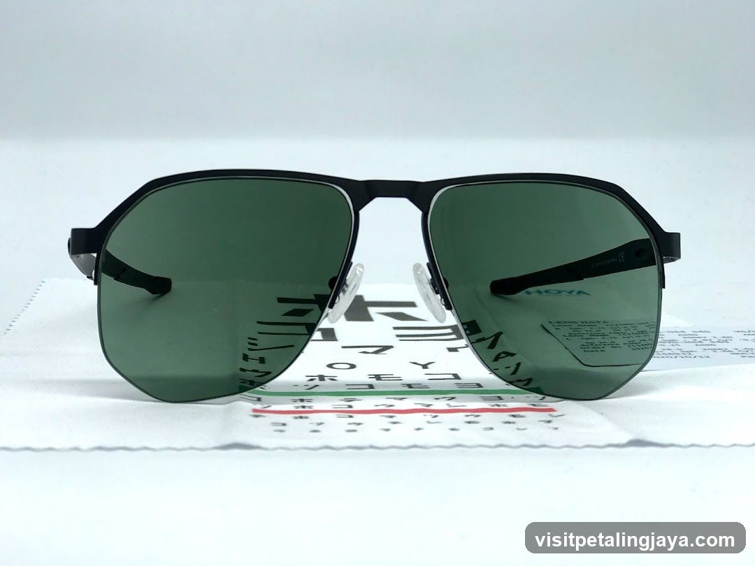 Sunglasses on Eye Chart