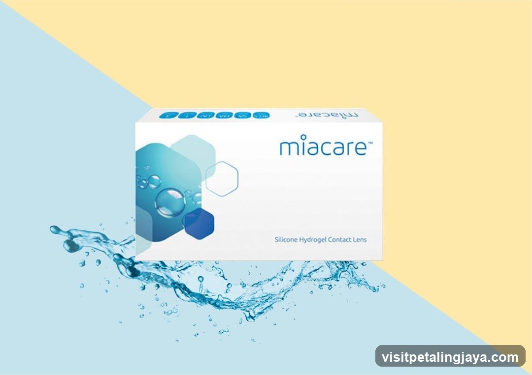 Miacare Silicone Hydrogel Contact Lens Box