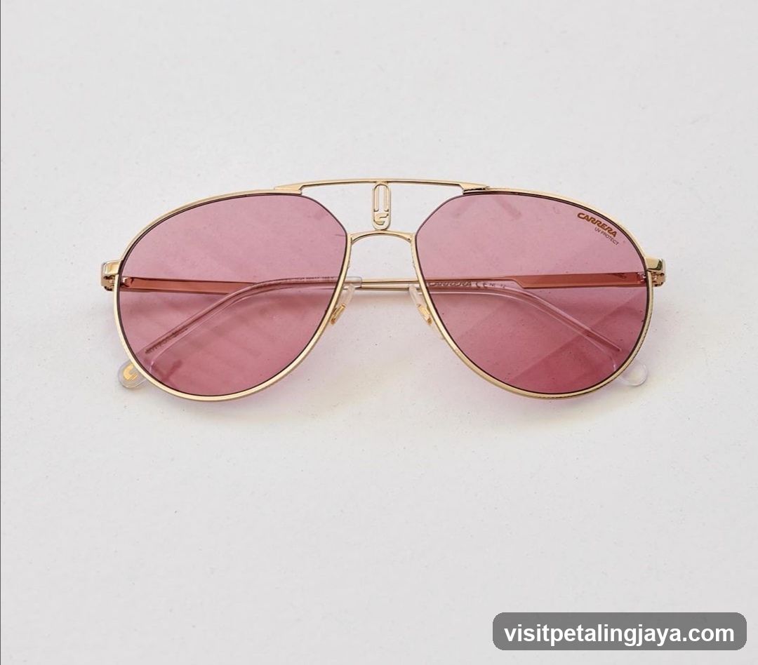 Pink Aviator Sunglasses