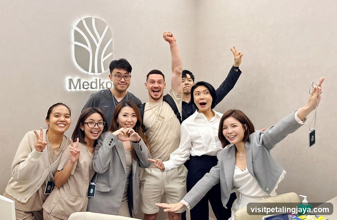 Team celebration at Medko office