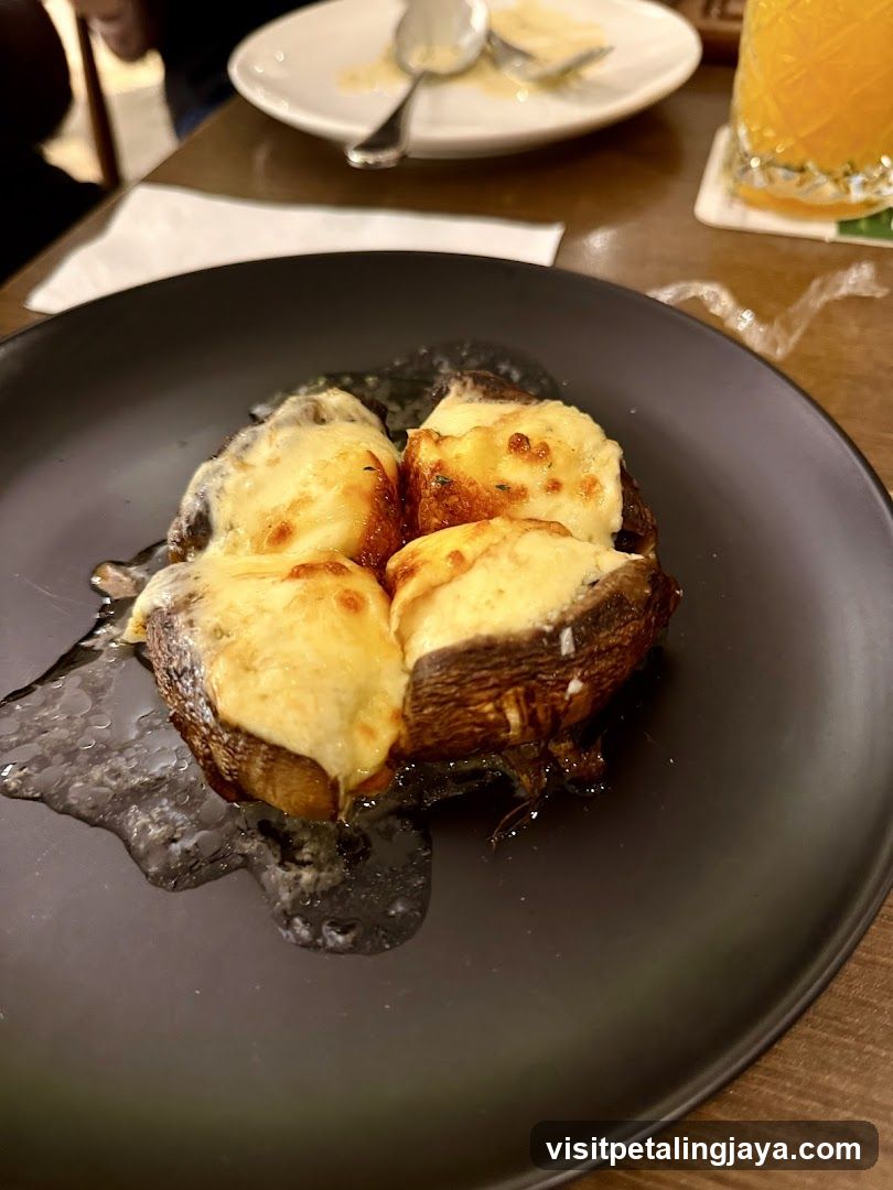 Cheese-Topped Mushrooms