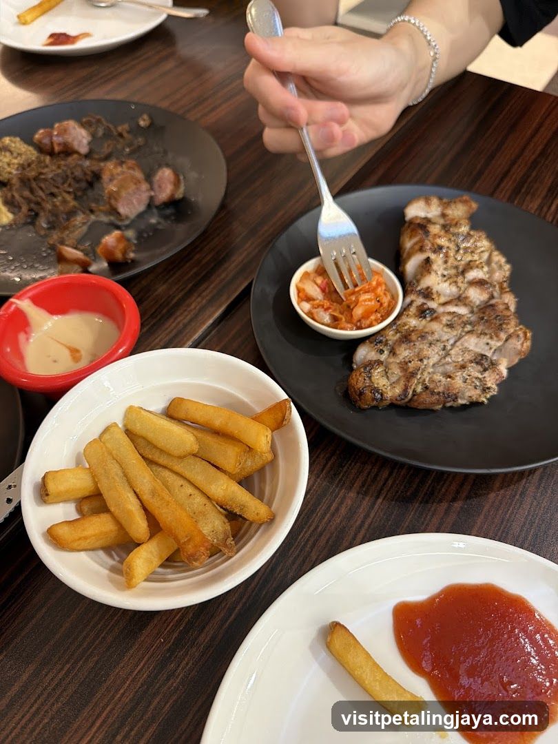 Dining Table with Food