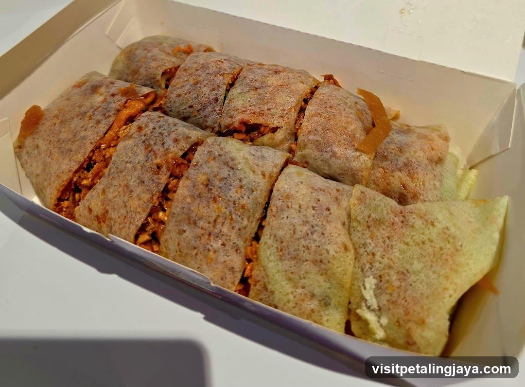 Box of Rolled Crepes or Pancakes