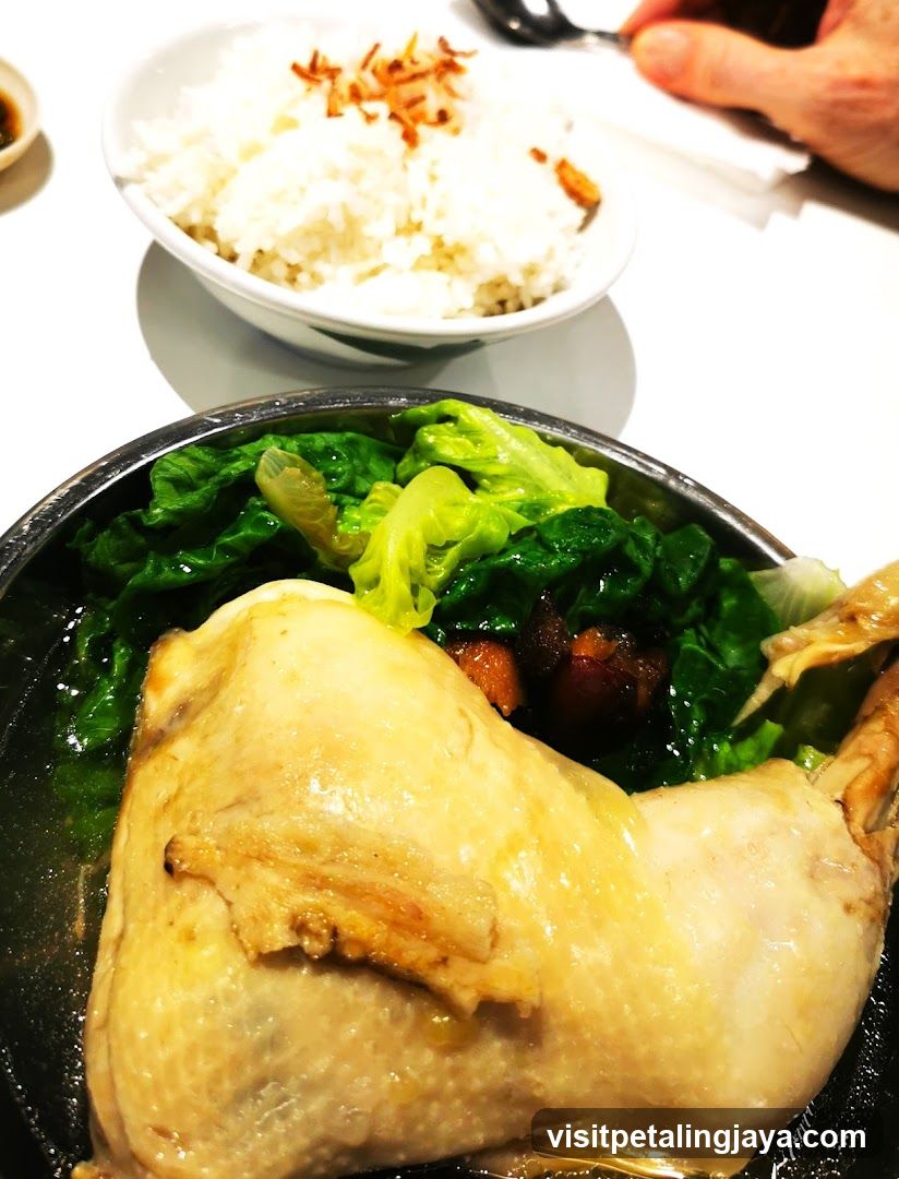 Chicken Rice with Greens