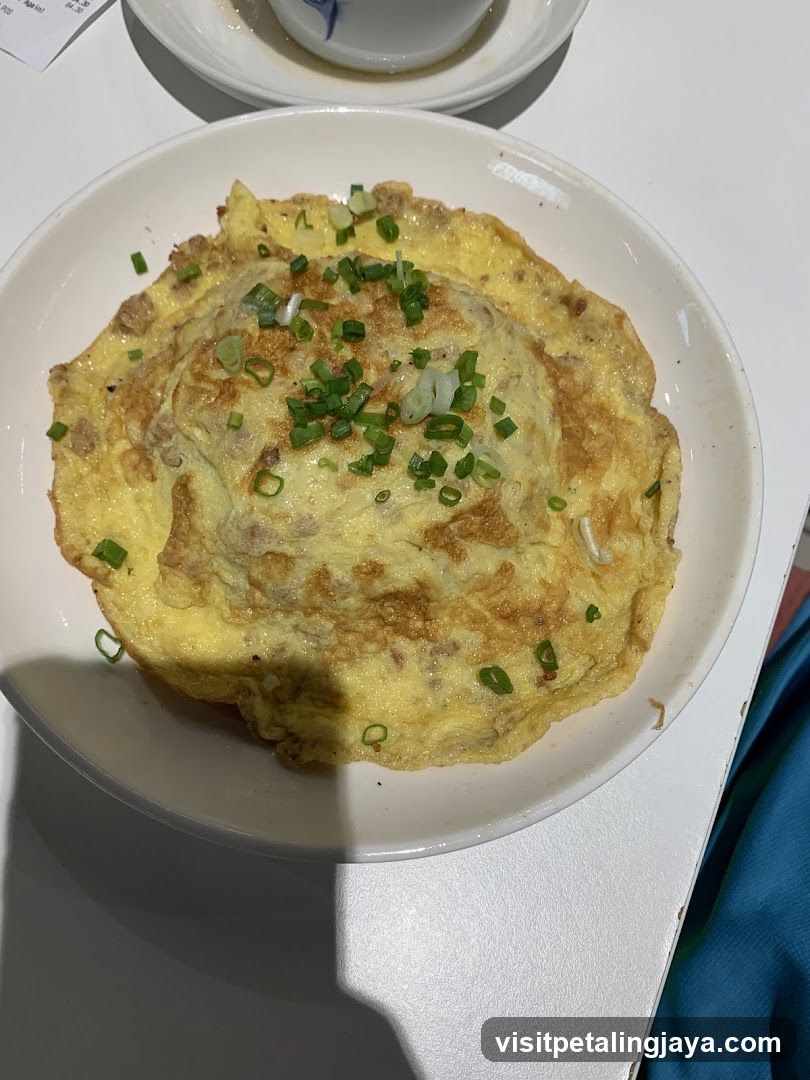 Egg Omelette with Green Onions