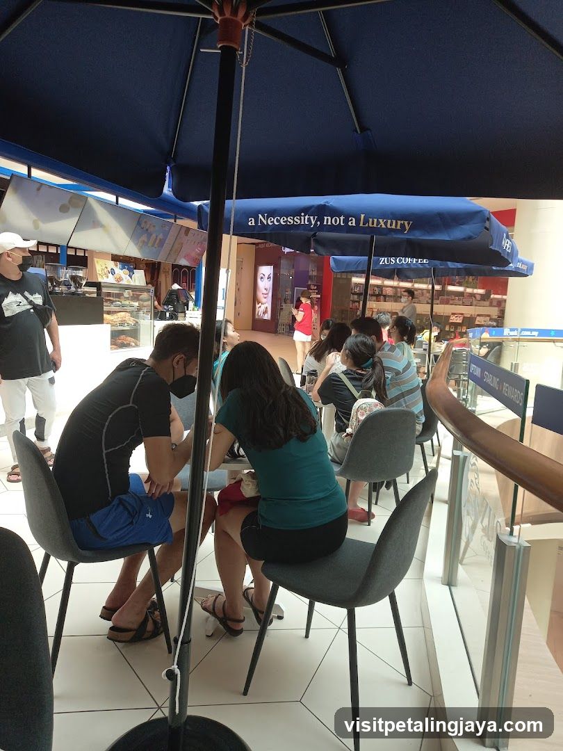Outdoor Cafe Seating Area