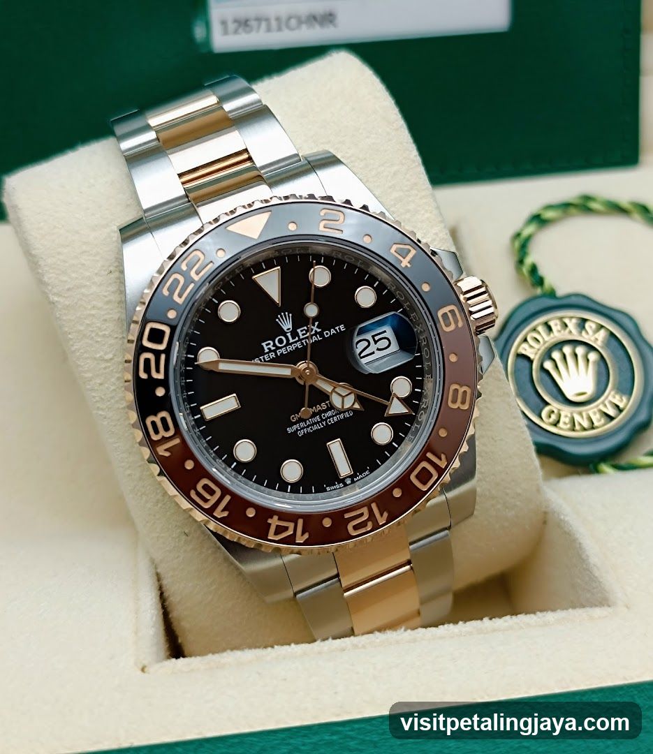 Rolex GMT-Master II Watch Display
