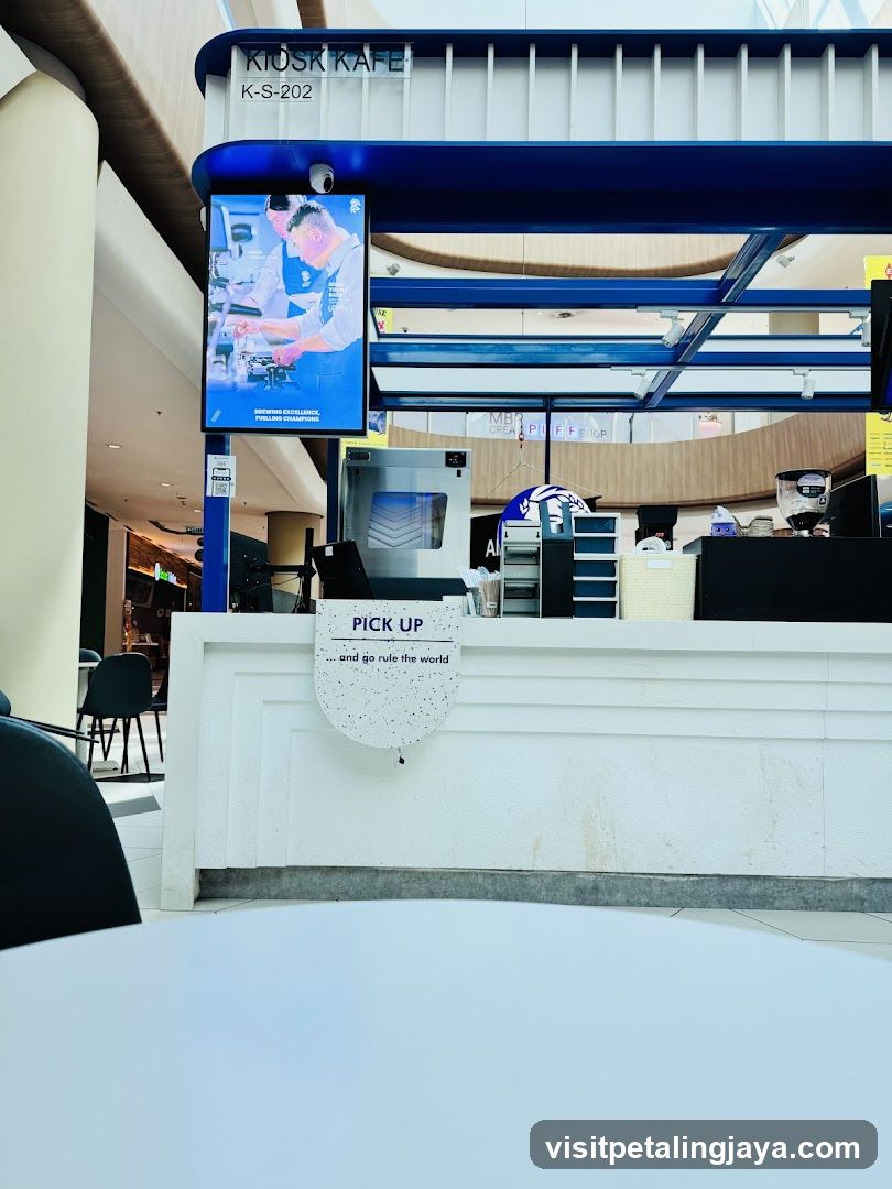 Kiosk Kafe Pickup Area