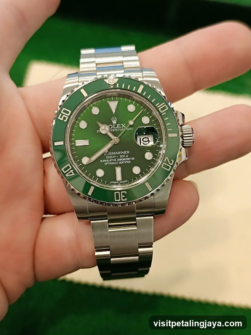 Rolex Submariner Green Dial Watch