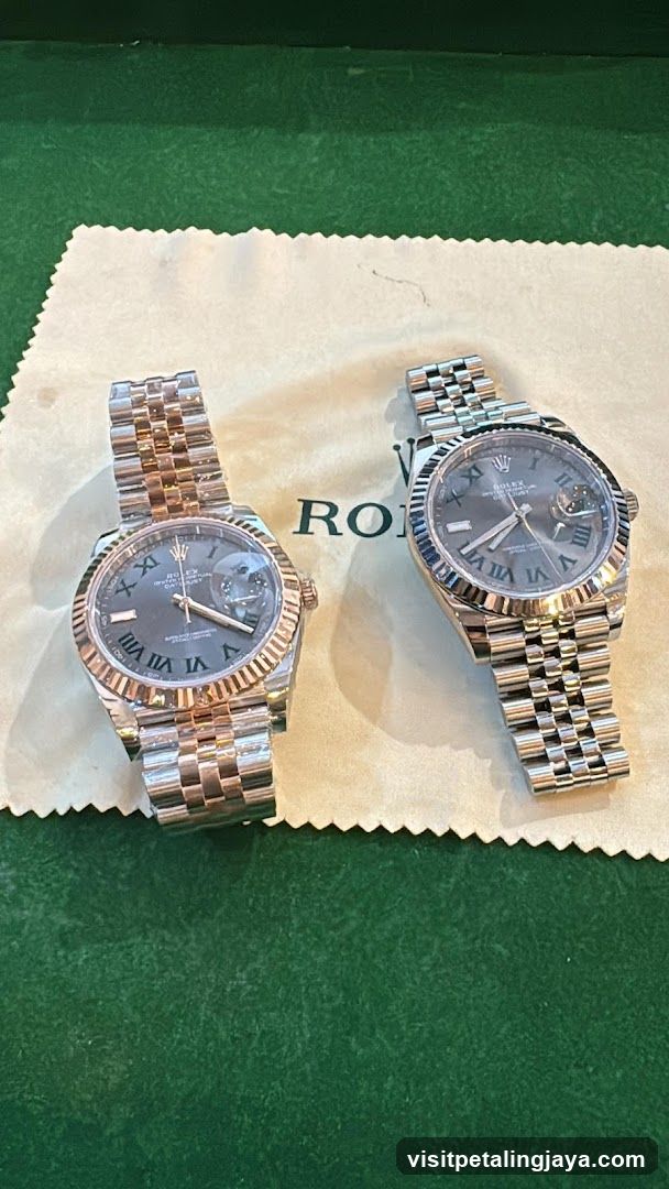 Rolex Watches Display