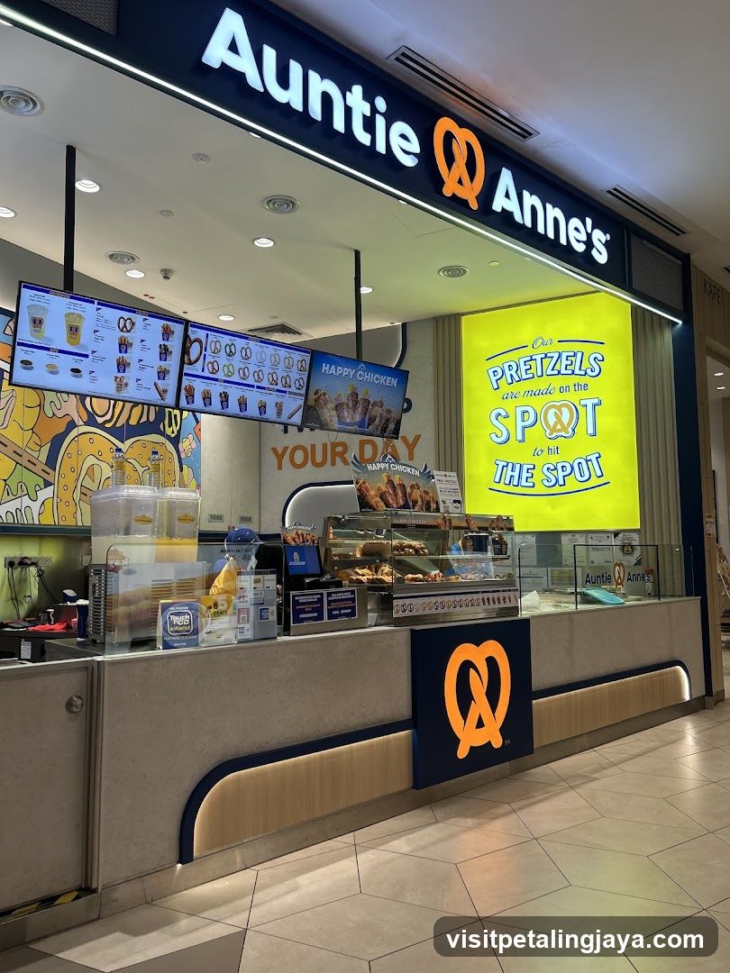 Auntie Anne's Storefront Interior View