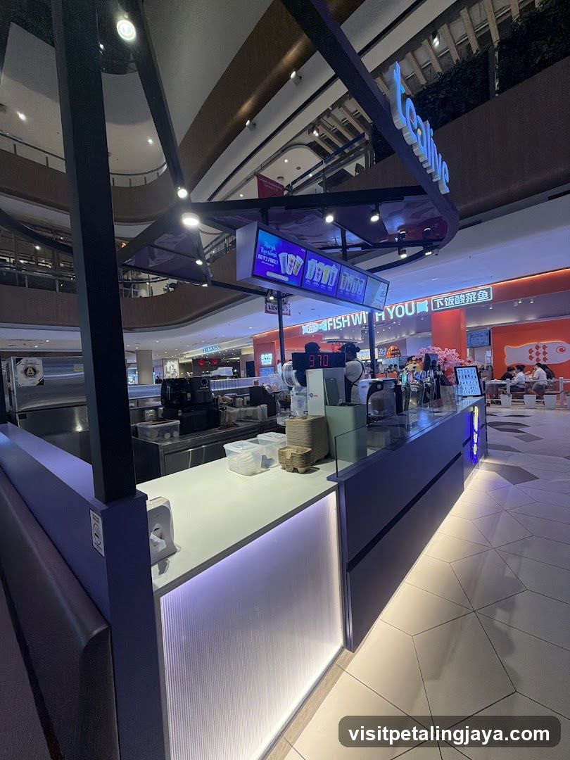 Mall Food Court Interior