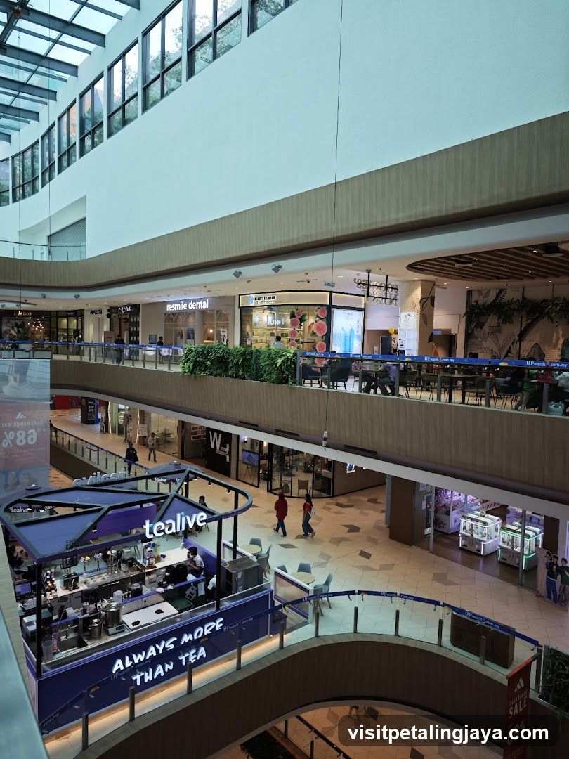 Shopping Mall Interior View