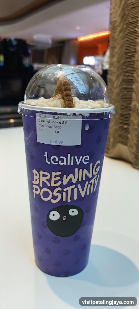 Tealive Caramel Cookie Drink