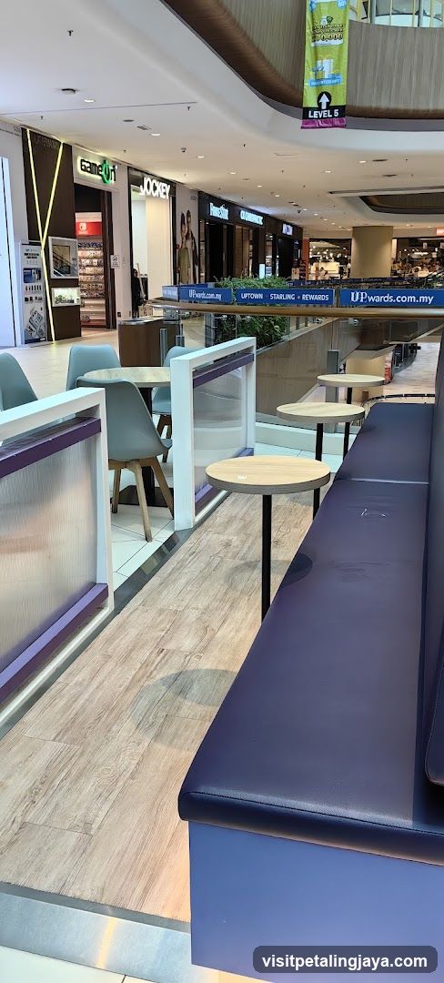 Mall Interior Seating Area