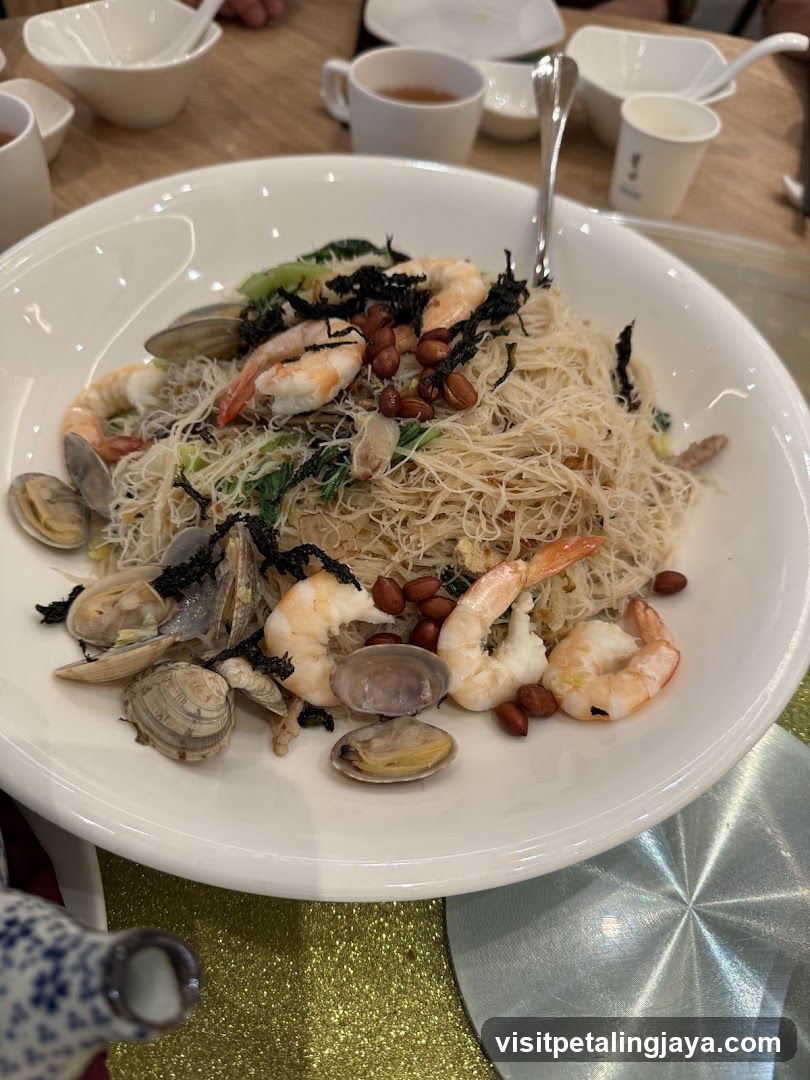 Seafood Noodle Dish