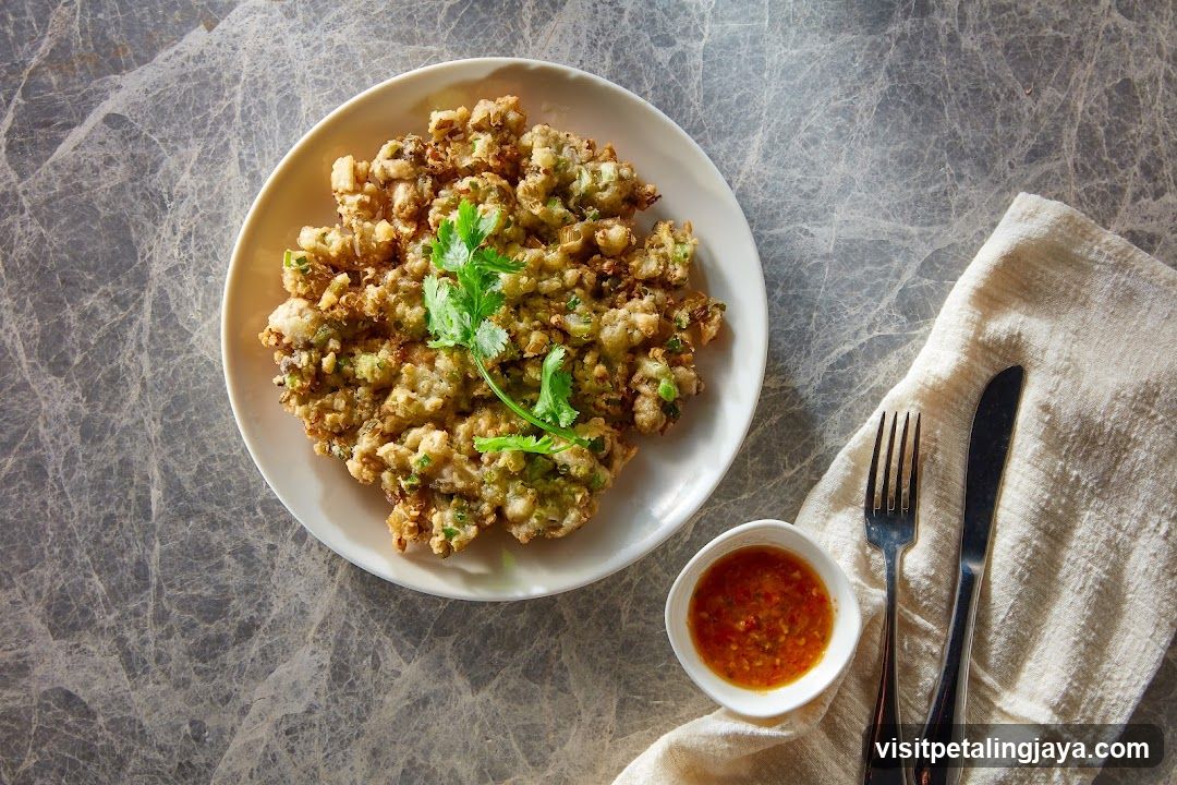 Fried Dish with Cilantro Garnish