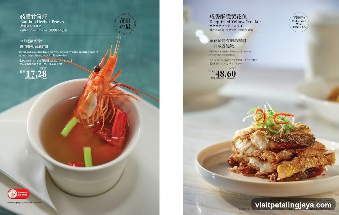 Food Menu Spread