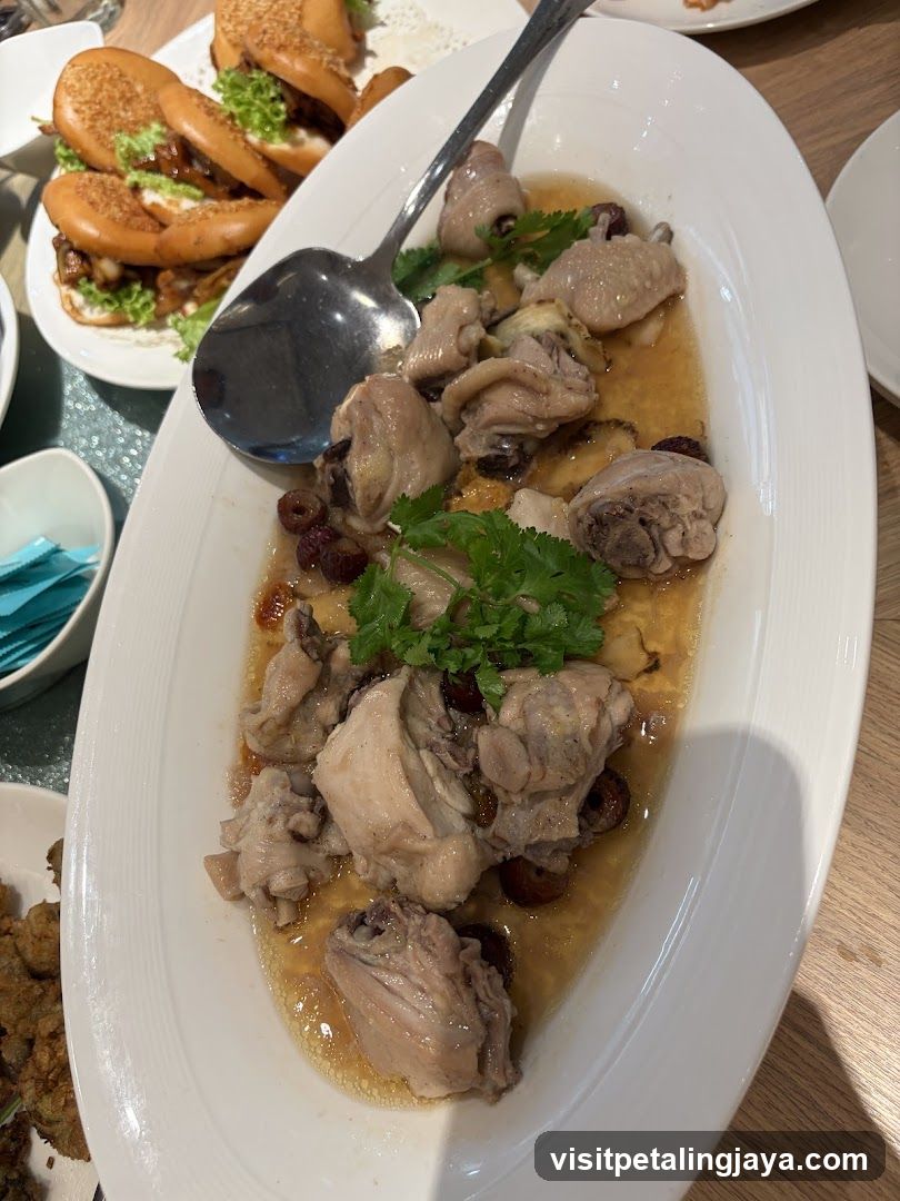 Stewed Chicken Dish with Garnish