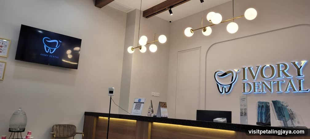 Ivory Dental Reception Area