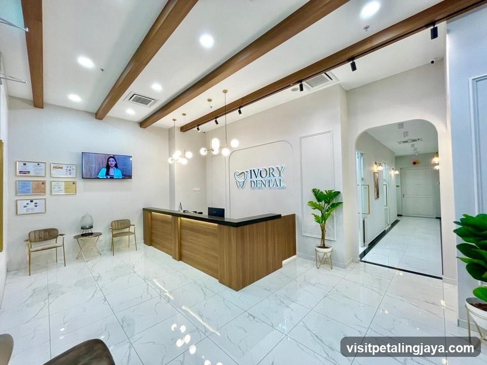 Ivory Dental Reception Area