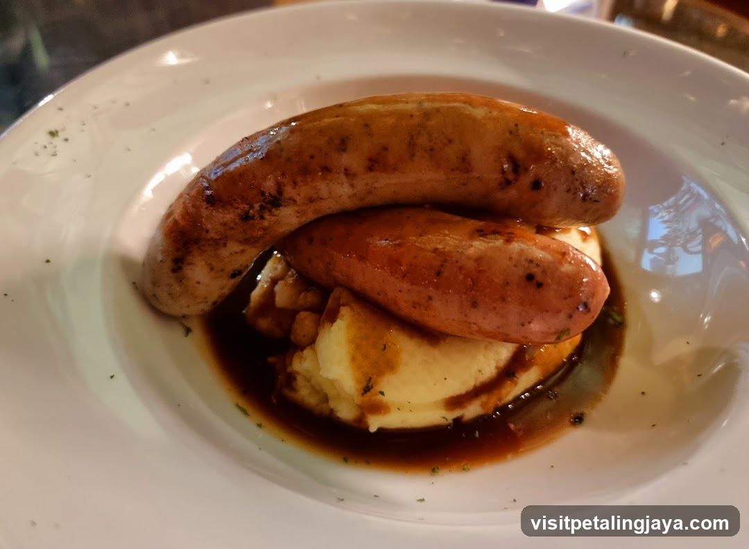 Sausage and Mashed Potatoes with Gravy