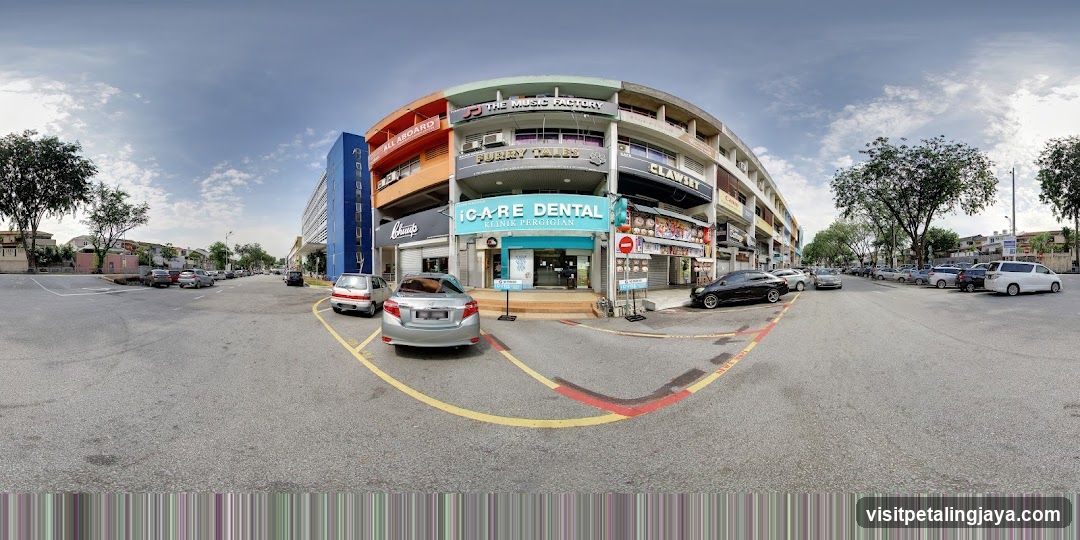 Street View with Shops and Cars