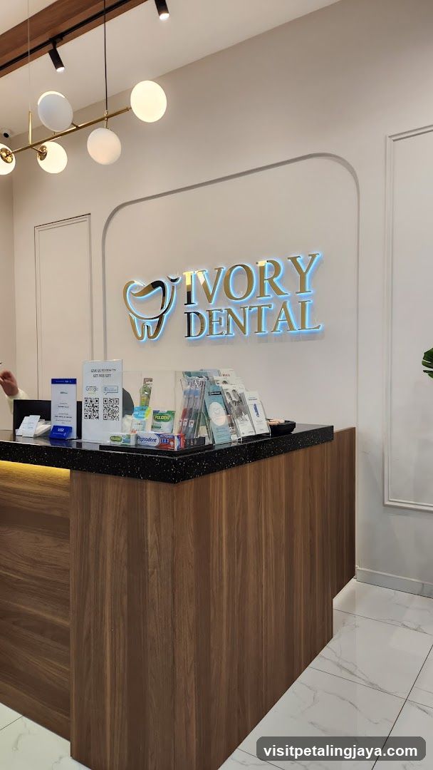 Ivory Dental Reception Area