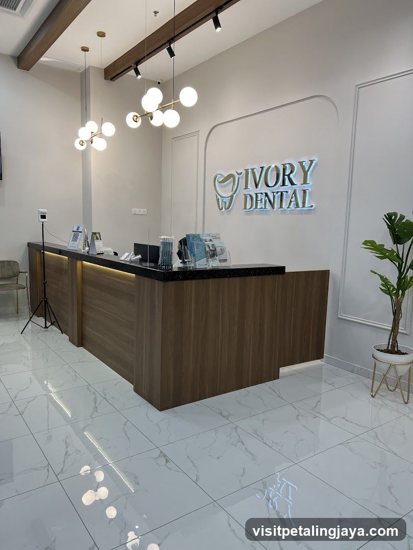 Ivory Dental Reception Area