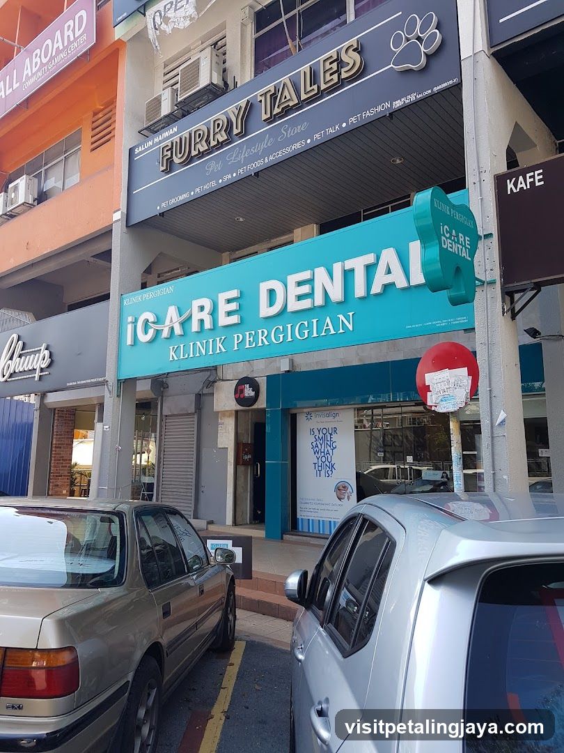 iCARE DENTAL & Furry Tales Shopfront